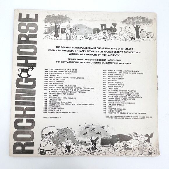 Puff 'n Toot Vintage Vinyl LP Record Album Rocking Horse Players - Picture 2 of 5